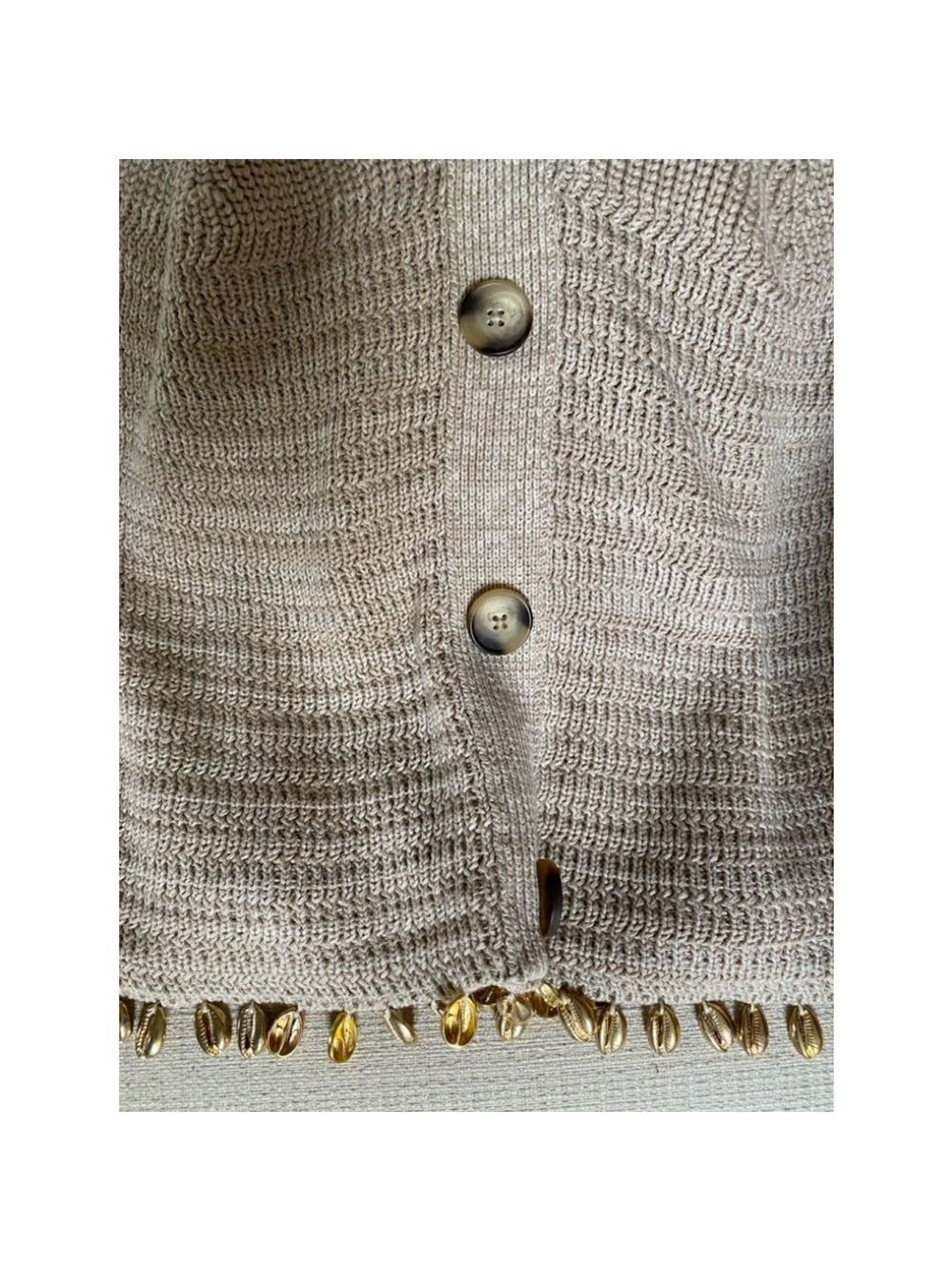 Women's INC International Concepts Beige Knit Top XL - Picture 3 of 5